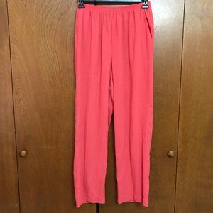 Alfred Dunner Crepe Coral Casual Pant 14